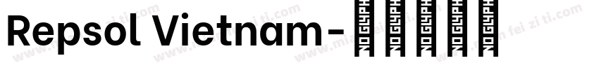 Repsol Vietnam字体转换
